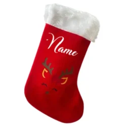 Nikolausstiefel|baby name for u Nikolausstiefel XXL mit Namen und Motiv Rentier
