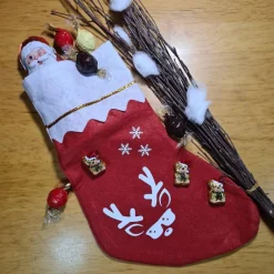 Nikolausstiefel|Made by EiDa Nikolausstiefel zum Befüllen personalisierbar, Filz wiederverwendbar und nachhaltig Nikolausstrumpf Geschenkidee für Kin