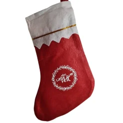Online Nikolausstiefel zum Befüllen personalisierbar, Filz wiederverwendbar und nachhaltig Nikolausstrumpf Geschenkidee für Kin Nikolausstiefel