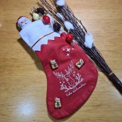 Nikolausstiefel|Made by EiDa Nikolausstiefel zum Befüllen personalisierbar, Filz wiederverwendbar und nachhaltig Nikolausstrumpf Geschenkidee für Kin
