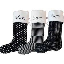 Outlet Nikolausstrumpf XXL / Nikolausstiefel / Nikolaussocke mit Namen personalisiert in rosa Nikolausstiefel