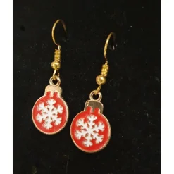 Hot Ohrhänger Weihnachten, Ohrringe, Weihnachtskugeln, Schaukelpferd Weihnachtsaccessoires