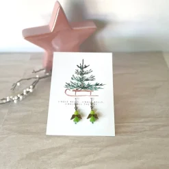 Online Ohrringe * Schutzengel * Grün * Ohrstecker * Grußkarte Weihnachten * Geschenkidee Weihnachtsgeschenke