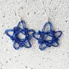 Discount Ohrringe blauer Stern Weihnachtsaccessoires