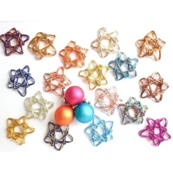 Discount Ohrringe blauer Stern Weihnachtsaccessoires