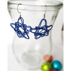 Discount Ohrringe blauer Stern Weihnachtsaccessoires