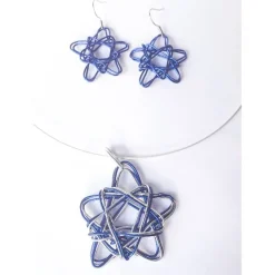 Discount Ohrringe blauer Stern Weihnachtsaccessoires