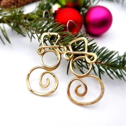 Ohrringe Frosty, gold oder silber Weihnachtsaccessoires