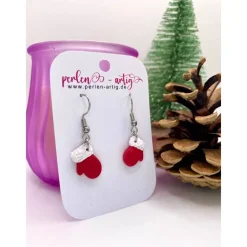 Clearance Ohrringe "Kleine Fäustlinge" Weihnachtsaccessoires