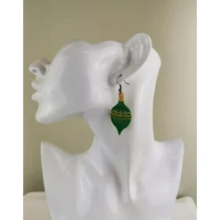 Online Ohrringe Kugeln Lace Weihnachten Christmas Weihnachtsaccessoires