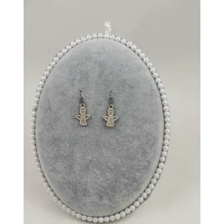 Hot Ohrringe Lace Engel Creme Klein Weihnachtsaccessoires