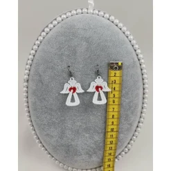 New Ohrringe Lace Engel mit Herz Weihnachtsaccessoires