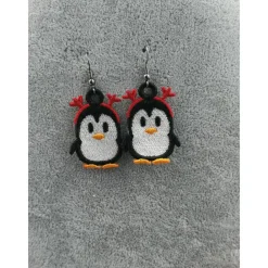 Outlet Ohrringe Lace Pinguin Weihnachtsaccessoires