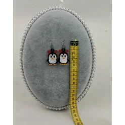 Outlet Ohrringe Lace Pinguin Weihnachtsaccessoires