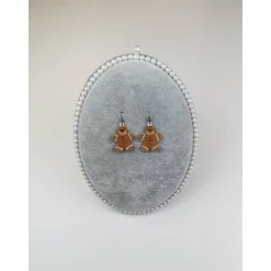 Online Ohrringe Lebkuchenmännchen Lace Weihnachten Christmas Weihnachtsaccessoires