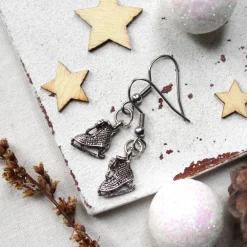 Weihnachtsaccessoires|MiMaKäfer Ohrringe Schlittschuhe • Ohrhänger | Ohrschmuck | Weihnachten