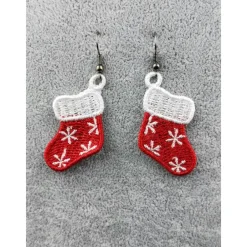 Ohrringe Stiefel Lace Weihnachten Christmas Weihnachtsaccessoires