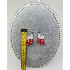 Ohrringe Stiefel Lace Weihnachten Christmas Weihnachtsaccessoires