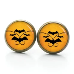 Sale Ohrstecker, Ohrhänger, Clipse Halloween Fledermaus Schmuck