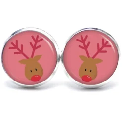 Sale Ohrstecker, Ohrhänger, Clipse Weihnachten Rudolph XMas Christmas Reindeer Weihnachtsaccessoires