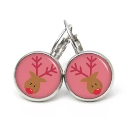 Sale Ohrstecker, Ohrhänger, Clipse Weihnachten Rudolph XMas Christmas Reindeer Weihnachtsaccessoires