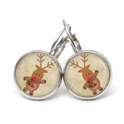 Clearance Ohrstecker, Ohrhänger, Clipse Weihnachten Rudolph XMas Christmas Reindeer Weihnachtsaccessoires