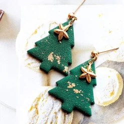 Online Ohrstecker "Tannenbaum" Weihnachtsaccessoires
