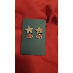 Weihnachtsaccessoires|ToniPerlenkram Ohrstecker, Weihnachten, Motivschmuck, Edelstahl, Motto-Ohrhänger