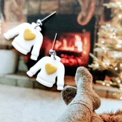 Discount Ohrstecker "Zieh mich an" Weihnachtsaccessoires