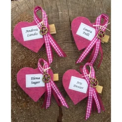 Hot Oktoberfest-Anstecker Dirndl-Brosche Namensschild, Filz  für Veranstaltungen, Hochzeit, Geburtstag, Personalisierung, Logo Accessoires