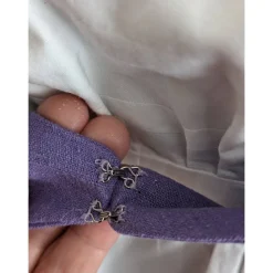 Hot Open Robe Überkleid Regency aus Leinen mit Stickerei Kostüme Für Erwachsene