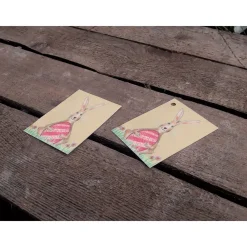 Clearance Oster Geschenkanhänger sitzender Osterhase Printable DIY Geschenkverpackungen