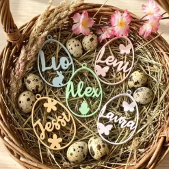 Discount Osteranhänger personalisiert mit Namen – 3D gedruckte Osterdeko für Zweige, Körbchen & Geschenke Osterkörbchen