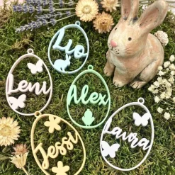 Discount Osteranhänger personalisiert mit Namen – 3D gedruckte Osterdeko für Zweige, Körbchen & Geschenke Osterkörbchen