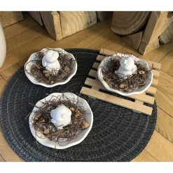 Outlet Osterdeko Dekoration Ostern Raysin Figur Hase Häschen Schale Frühling Tischdeko Geschenk Handmade Osterdeko