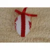 Best Osterdeko, Kreuzstich Osterei,  Oster Motiv  Handgestickt, rot-weiß 6cm Ostereier