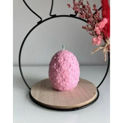 Clearance Osterei Kerze mit Blumenmuster / Ostern / Osterkerze / Osterdekoration / Frühling / Frühlingskerze / Osterei / Blumen Osterkerzen