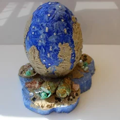 Best Osterei SCHATZINSEL Maritimes Ostergeschenk ausgefallene Skulptur Ei Künstler-Ei Osterei Maritime Dekoration Ostereier