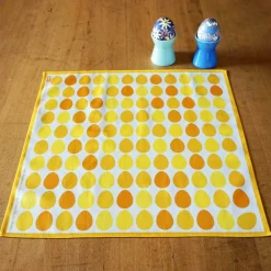 Sale OSTEREIER Ostern Platzdeckchen Stoffservietten, nachhaltige Geschenkverpackung Ostertischdeko