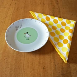 Sale OSTEREIER Ostern Platzdeckchen Stoffservietten, nachhaltige Geschenkverpackung Ostertischdeko