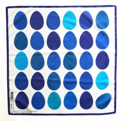 Hot OSTEREIER TUCH BLAU Ostern Baumwolle Seide Ostertischdeko