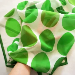 Clearance OSTEREIER TUCH GRÜN Ostern Baumwolle Seide Osterdeko