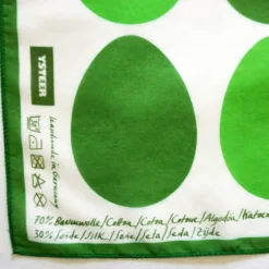 Clearance OSTEREIER TUCH GRÜN Ostern Baumwolle Seide Osterdeko