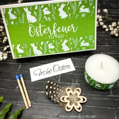 Outlet Osterfeuer to go - Osterkerze - Ostergeschenk, Mitbringsel, Ostern, Gastgeschenk, Osterfeuer, Osterdeko, personalisert Ostergeschenke