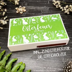 Outlet Osterfeuer to go - Osterkerze - Ostergeschenk, Mitbringsel, Ostern, Gastgeschenk, Osterfeuer, Osterdeko, personalisert Ostergeschenke