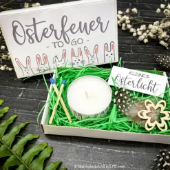 Outlet Osterfeuer to go - Osterkerze - Ostergeschenk, Mitbringsel, Ostern, Gastgeschenk, Osterfeuer, Osterdeko, personalisert Ostergeschenke