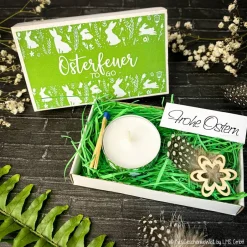 Outlet Osterfeuer to go - Osterkerze - Ostergeschenk, Mitbringsel, Ostern, Gastgeschenk, Osterfeuer, Osterdeko, personalisert Ostergeschenke