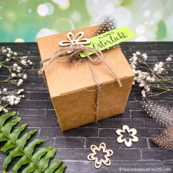 Hot Osterfeuer to go Kerze mit Schriftzug wahlweise mit Lindt Schokohase - Ostergeschenk, Mitbringsel, Ostern, Gastgeschenk Osterkerzen
