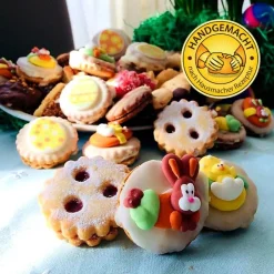 Sale Ostergebäck 1Kg (34Eur pro Kg) Eierlei Kekse und Plätzchen wie selbstgebacken von FeinLand Ostergeschenke