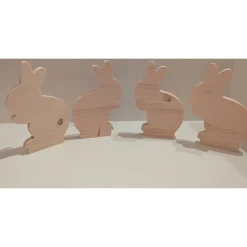 Discount Osterhase aus Fichtenholz sitzend.... Osterhasen